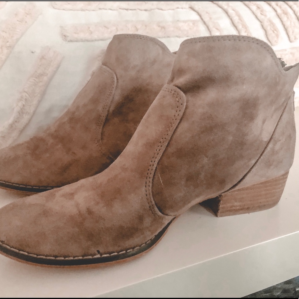 Madden Girl suede booties